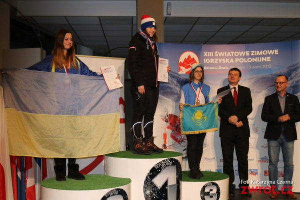 13. Světové zimní hry Polonie, první medaile