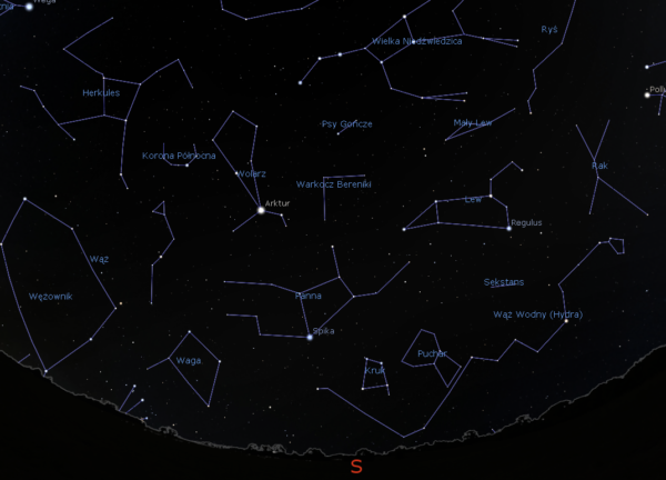 Zwrot astronomicky: Jarní obloha