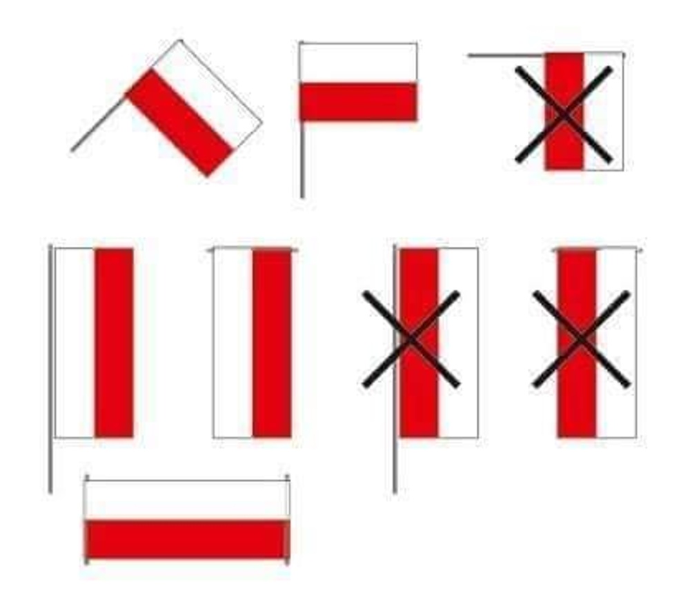 Jak správně pověsit polskou vlajku