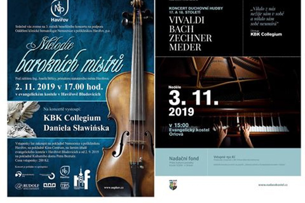 V Bludovicích a Orlové se budou konat koncerty duchovní hudby
