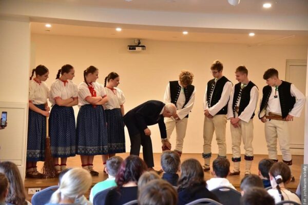 Školní novinky: Daniel Kadłubiec ve škole v Bystřici