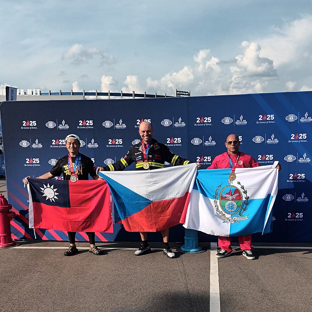 Z Písečné na světový vrchol! Jaroslav Hanzel mistrem světa na World Police and Fire Games 2025