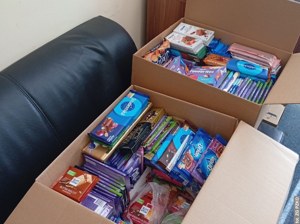 <strong>Poláci ze Zaolší se zapojili do sbírky čokolád pro děti na Ukrajině. „Myslí na ty, kteří se ocitli v tragické situaci“</strong>